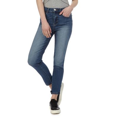 Blue 'Taylor' high-waisted slim fit jeans